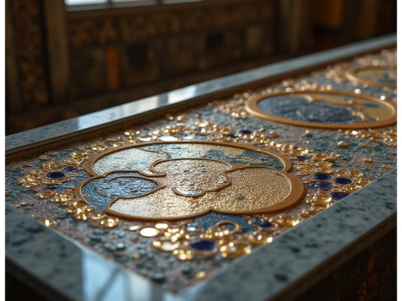 Restauración de mosaicos en mausoleos